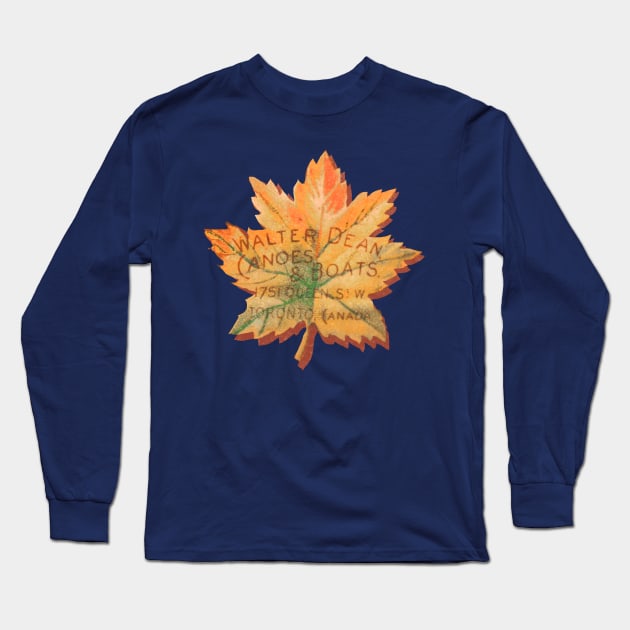 Walter Dean Canoe Long Sleeve T-Shirt by Midcenturydave